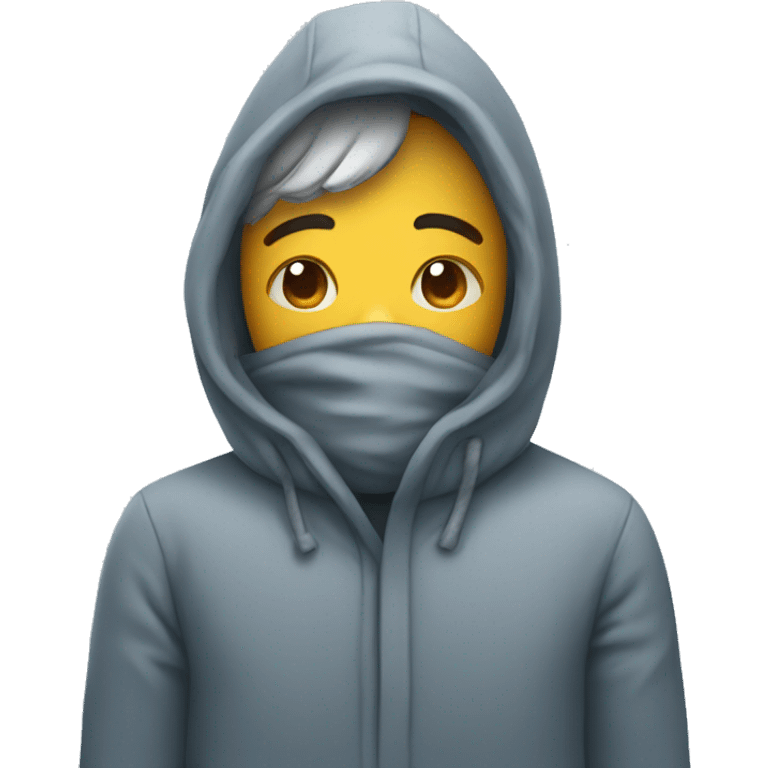 Person getting cold emoji