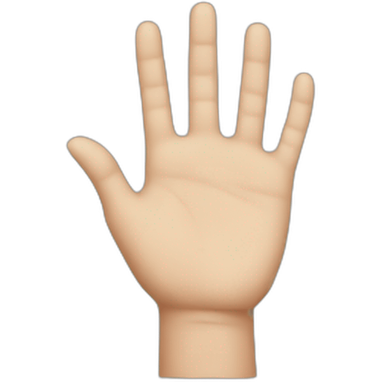  Hand emoji