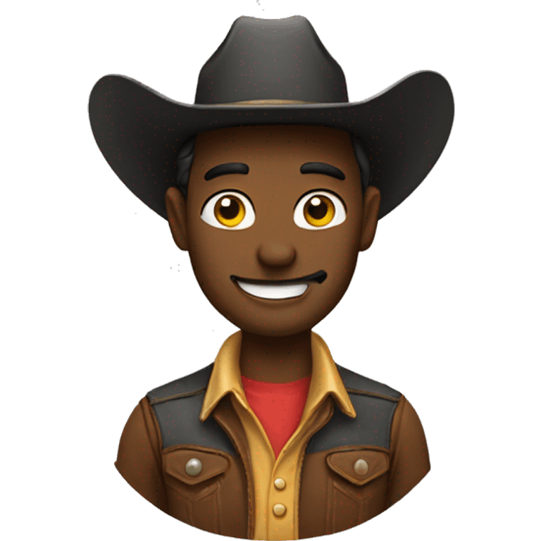 flirty cowboy emoji