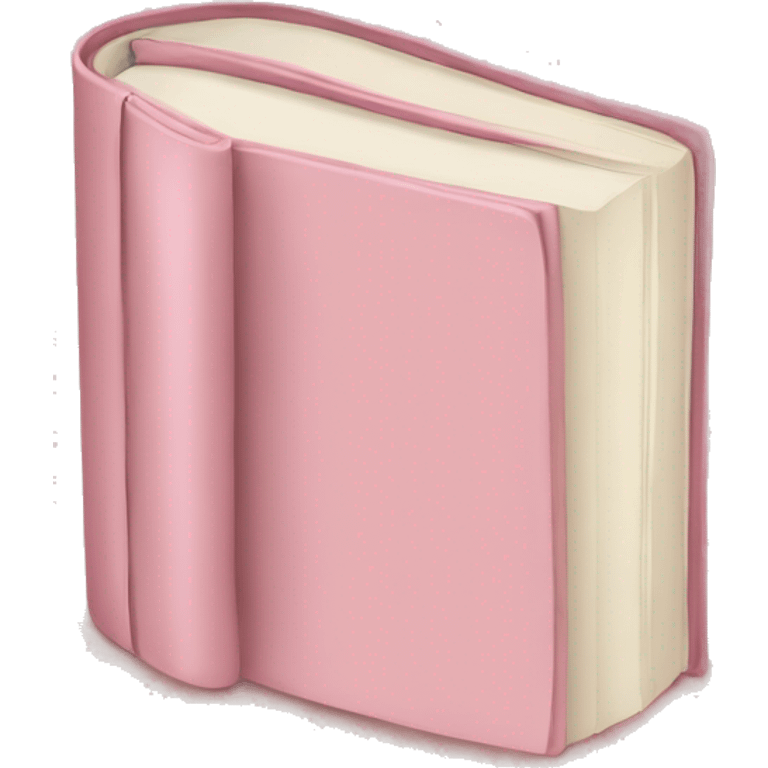 book soft pink color  emoji