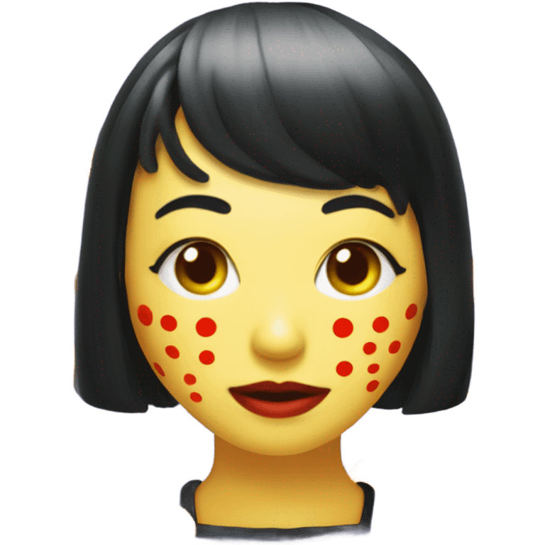 Yayoi Kusama citrouille  emoji