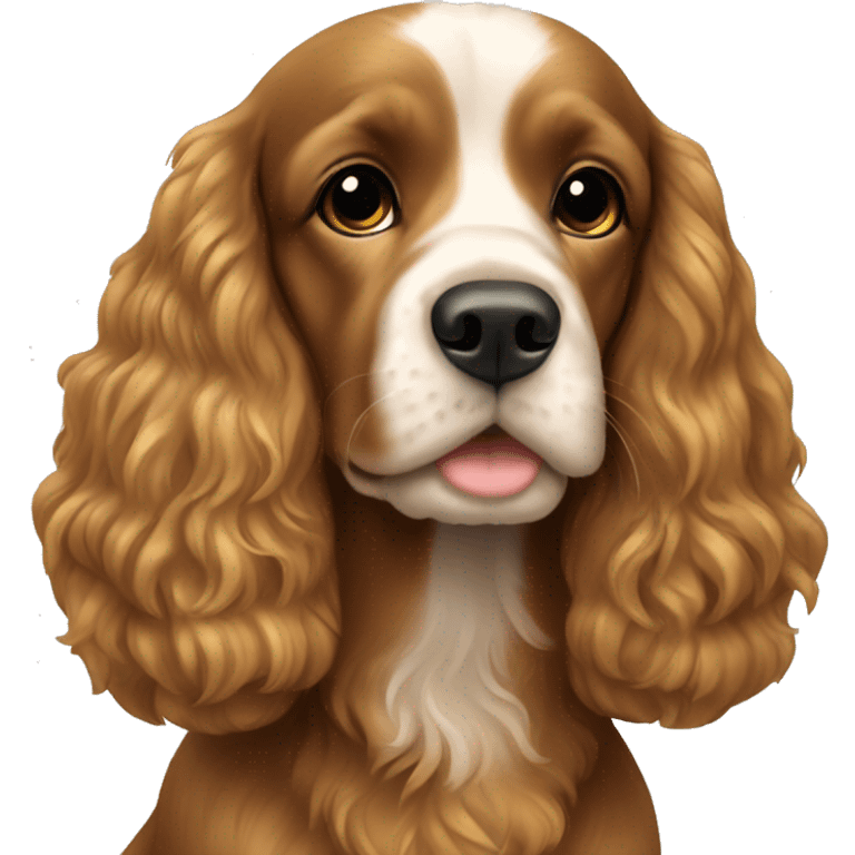 Gold Spaniels girl emoji