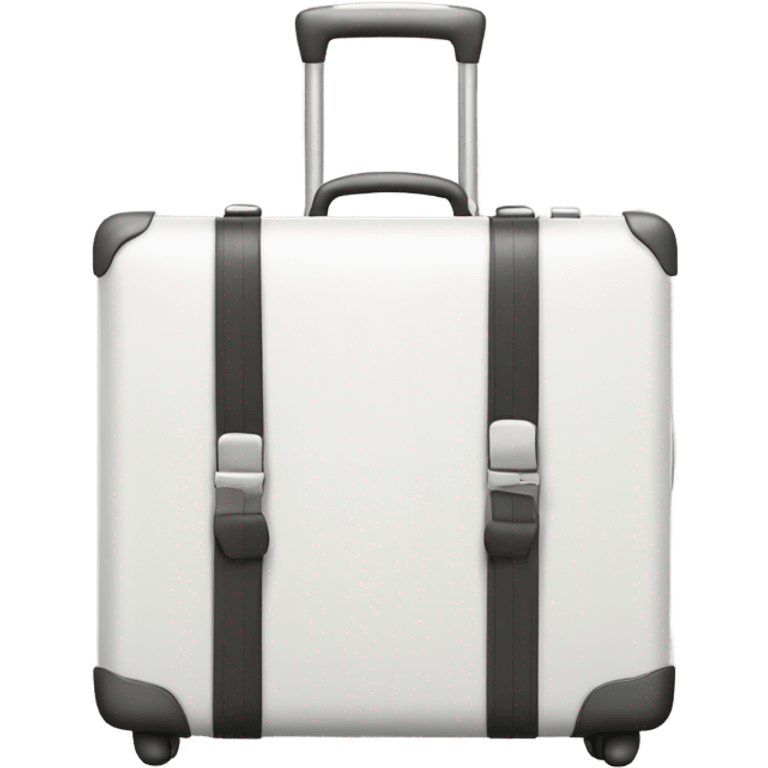 white suitcase  emoji