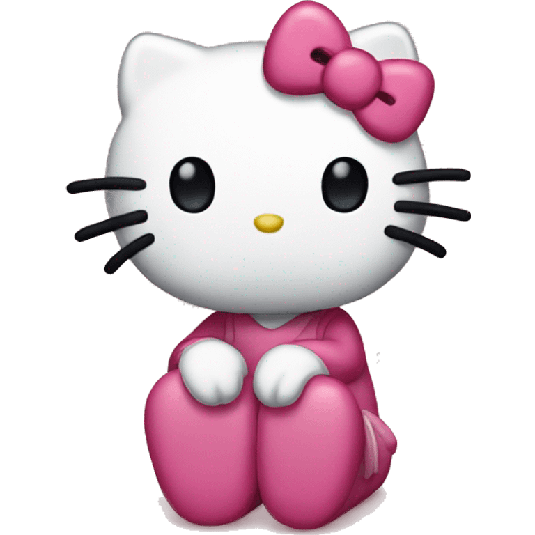 sad hello kitty emoji