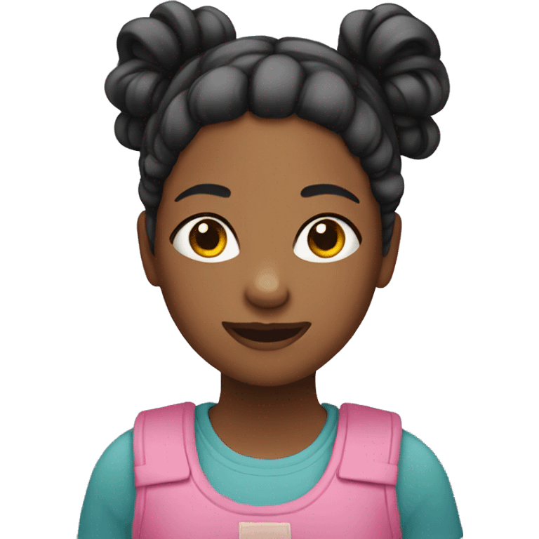 girl with pigtails emoji