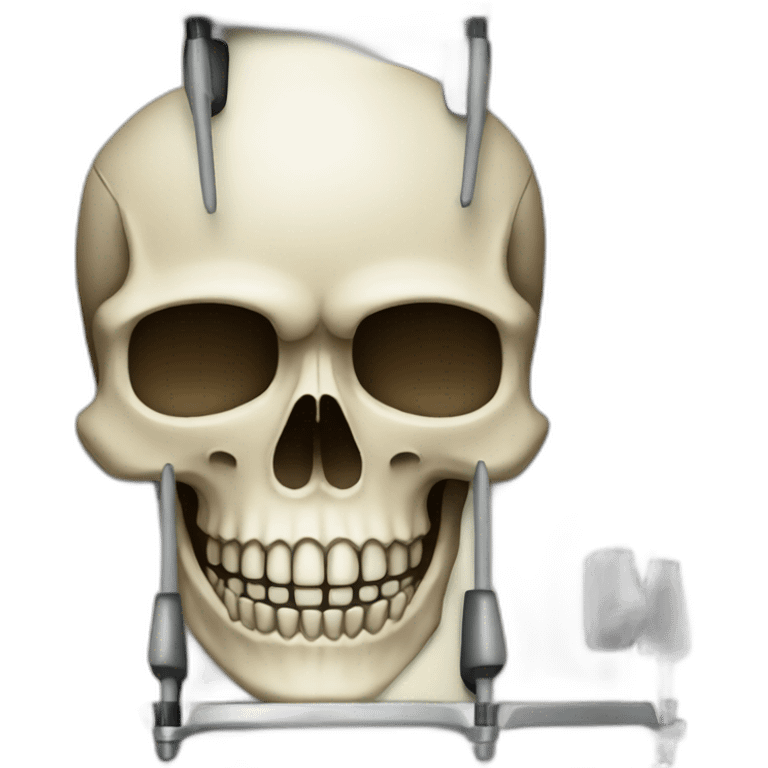 Drums skull emoji