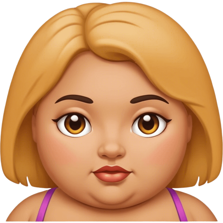 Fat girl emoji