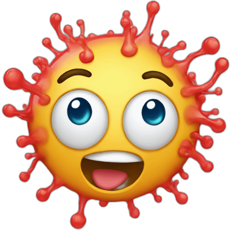 Leukocyte cheering emoji