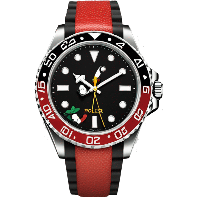 Jonathan Toews as a Rolex watch emoji