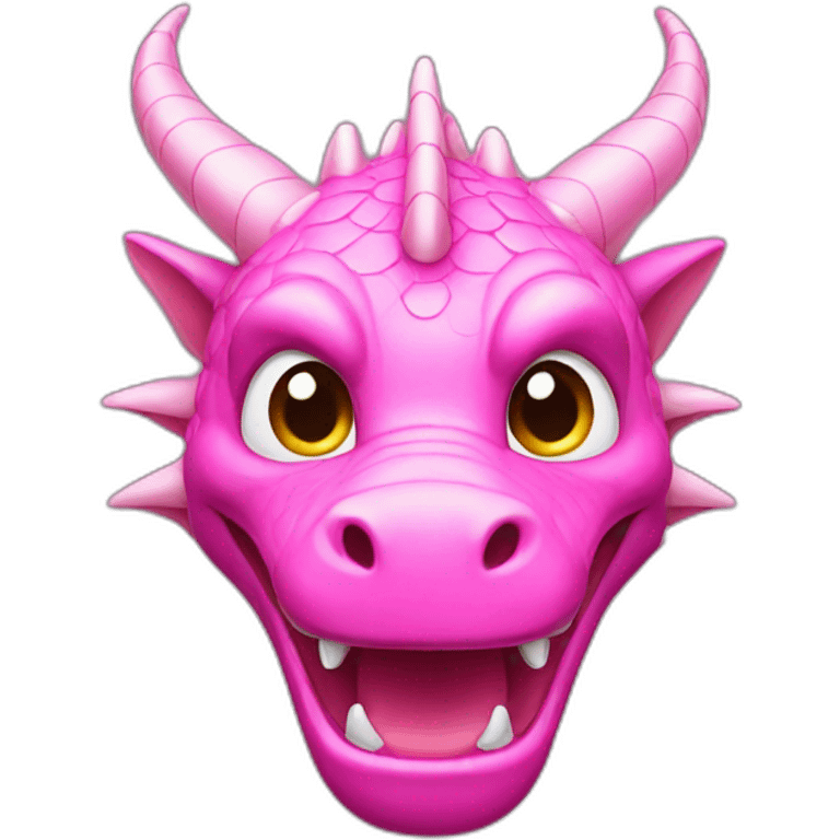 Pink dragon emoji