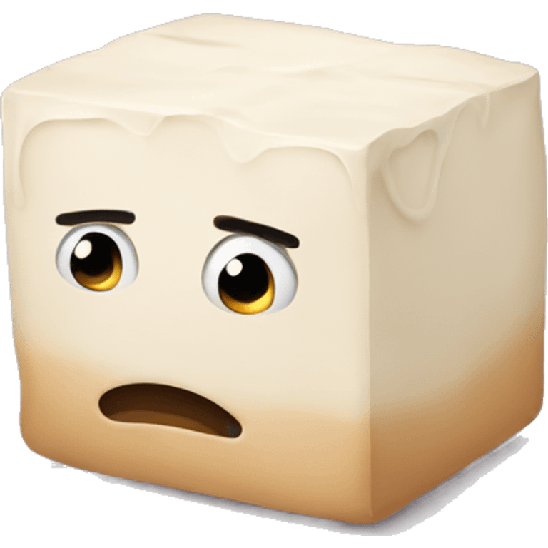 Tofu sad emoji