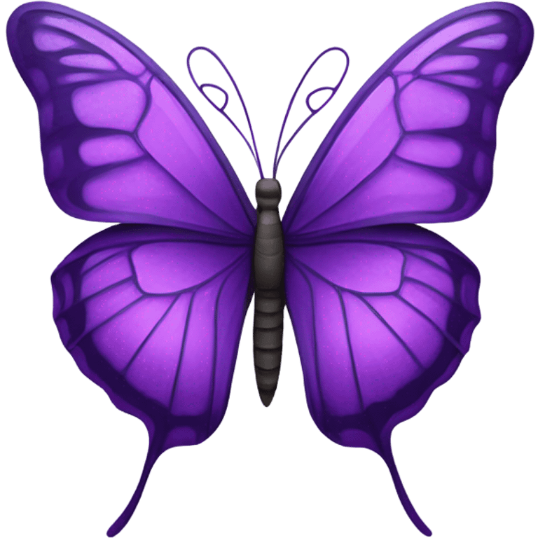 Purple butterfly  emoji