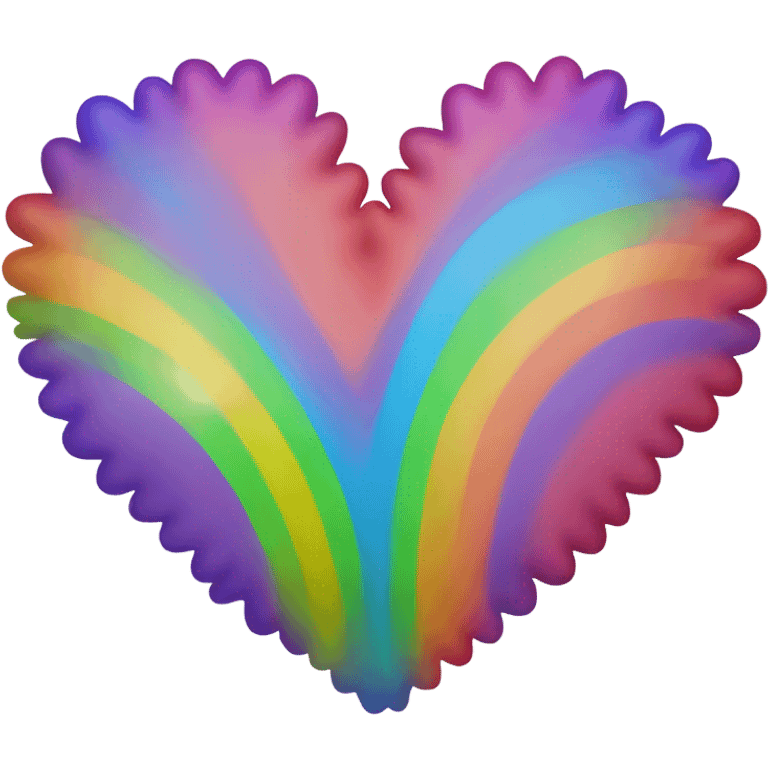 Rainbow heart emoji