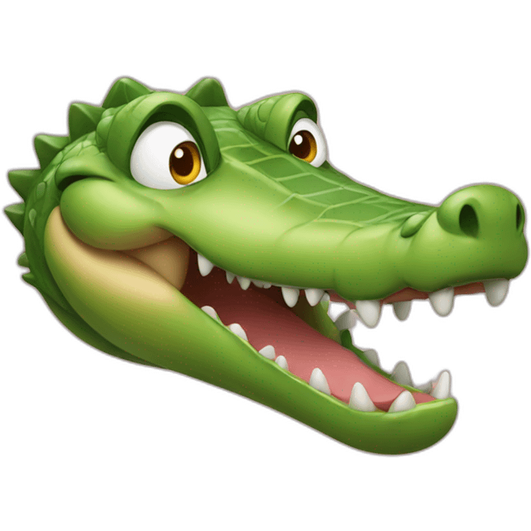 crocodile surprised emoji