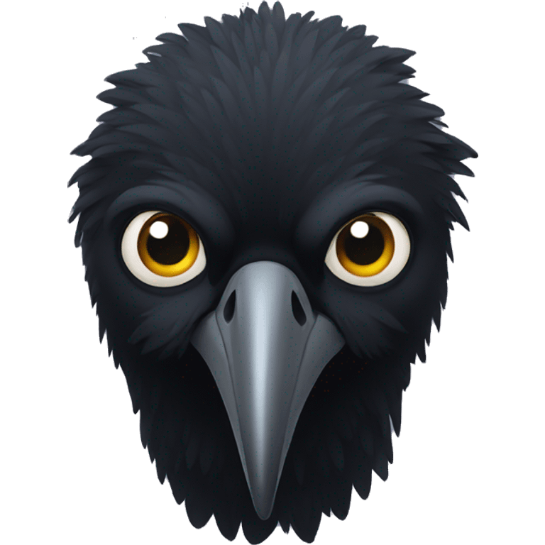 Crow face  emoji