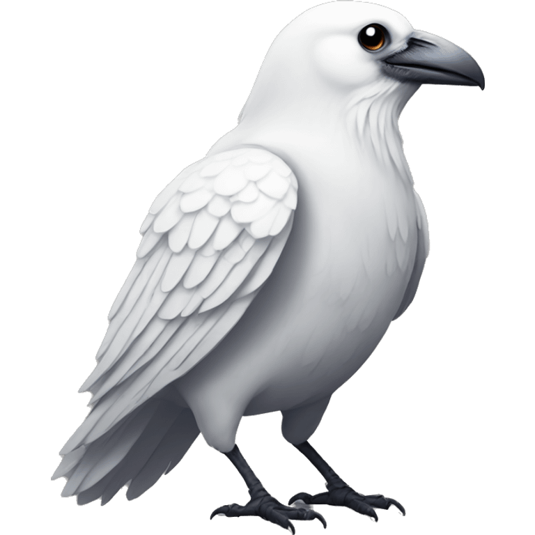 White Raven emoji