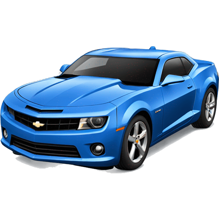 Blue Chevrolet Camaro  emoji