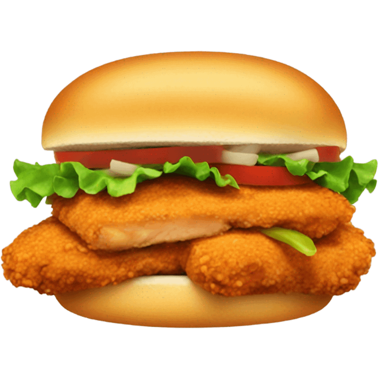 Spicy Chicken sandwich emoji