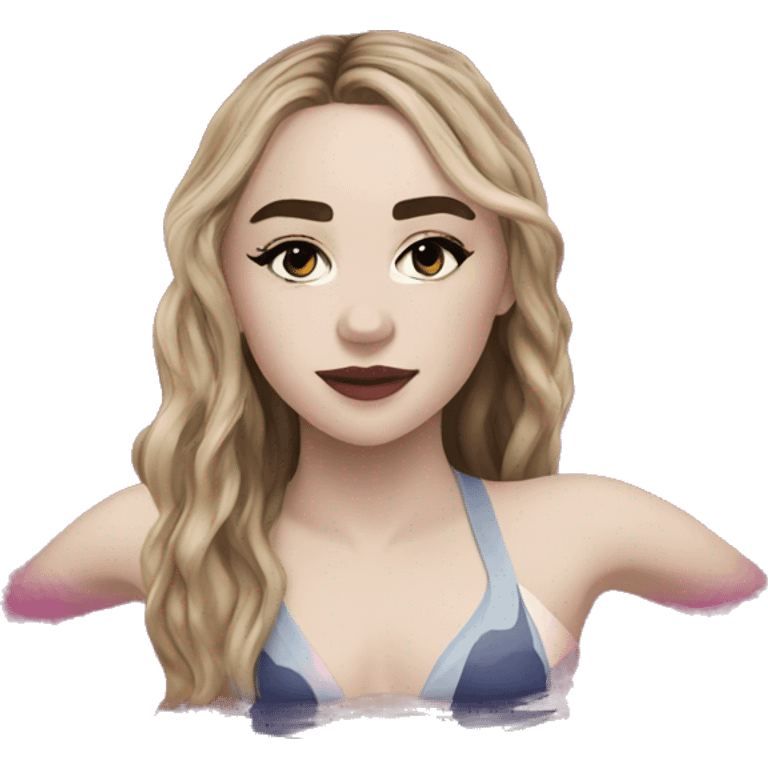 Sabrina Carpenter Swimming emoji