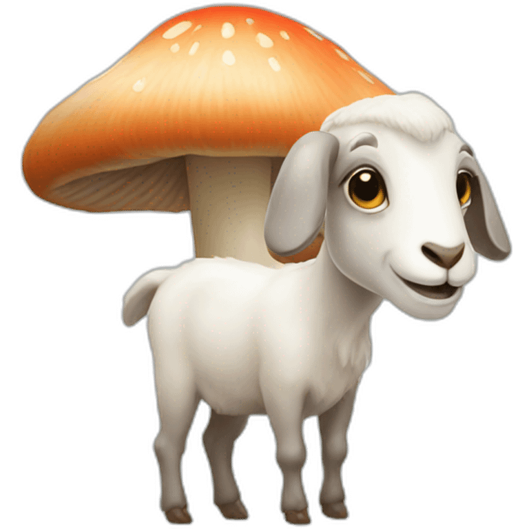 goat mushroom emoji