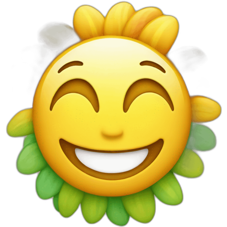 colorfull sunny smile symbol emoji