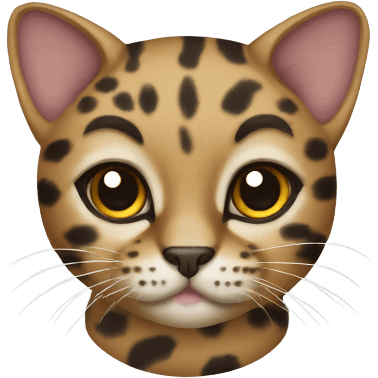 Leopard cat emoji