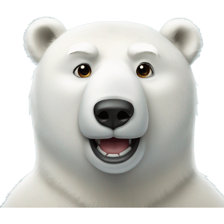 Polar bear emoji