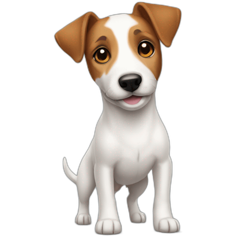 dog Jack Russell Terrier full body emoji