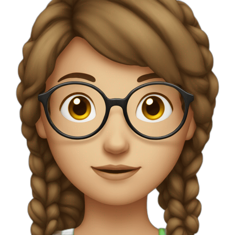 girl-with-brown-hair-and-very-round-glasses emoji