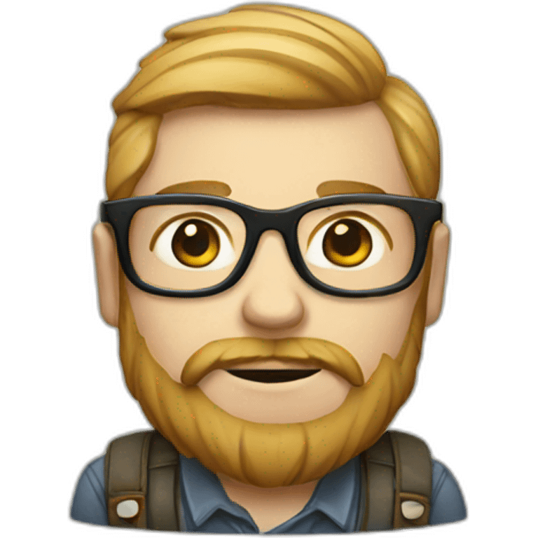 hipster user badge emoji