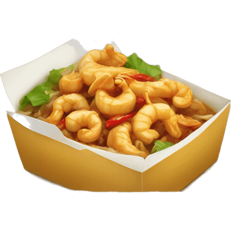 Chinese food in a box emoji