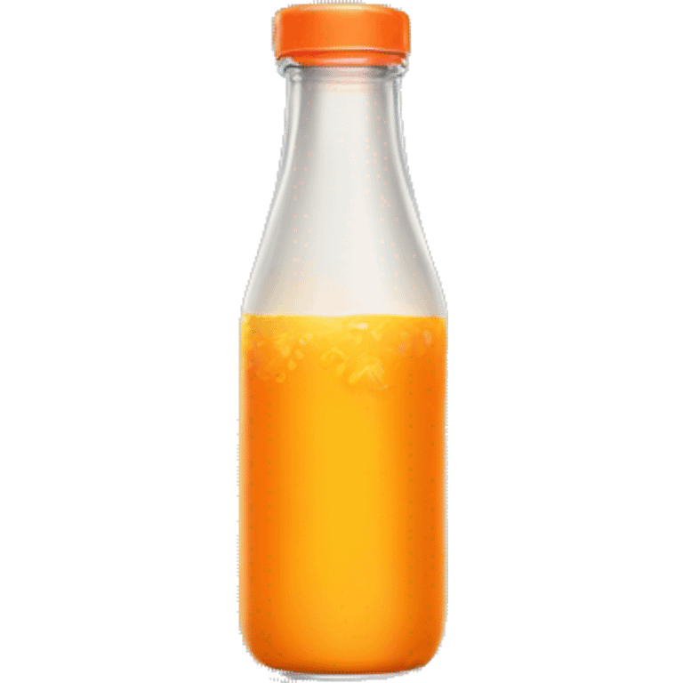 Orange juice bottle emoji