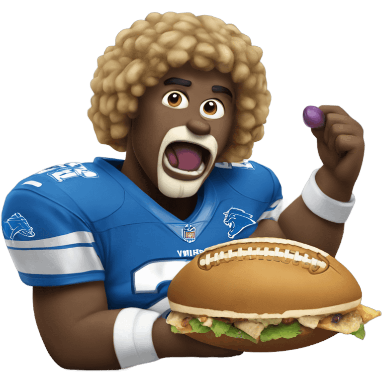 Detroit Lions eating up the Vikings  emoji