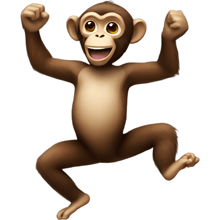 Dancing monkey  emoji