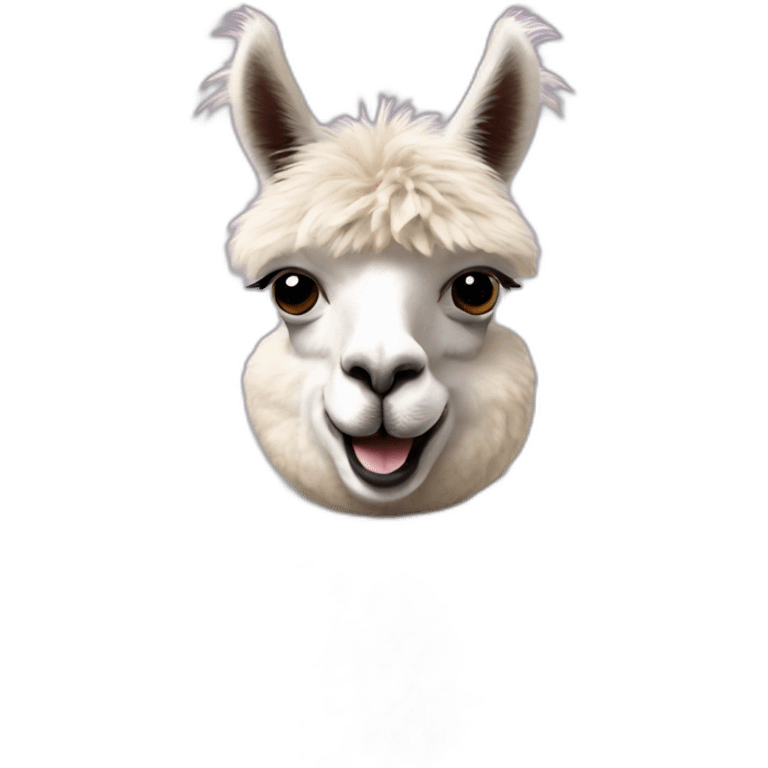 Alpaca thumb Up realistic emoji