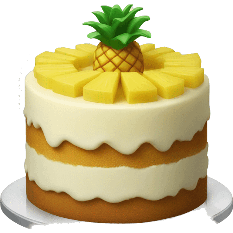 Pineapple cake emoji