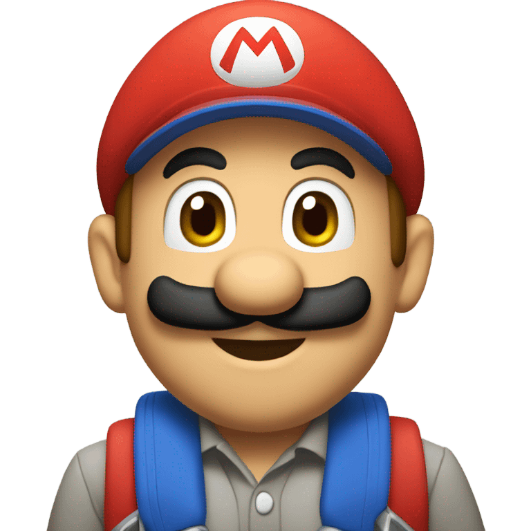 mario go to school  emoji