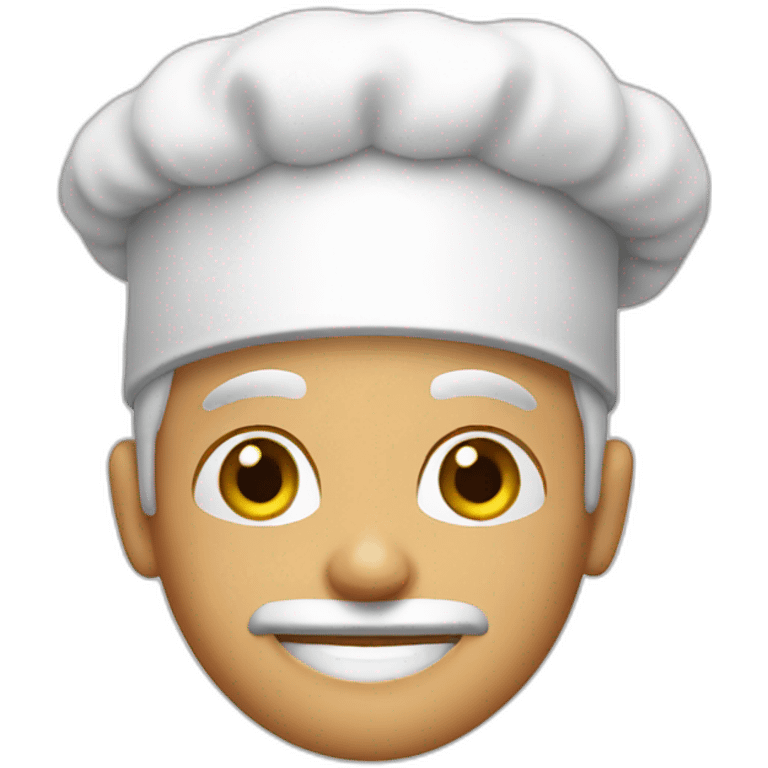 white cook emoji