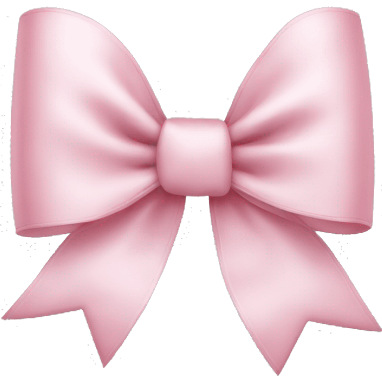 light pink bow emoji