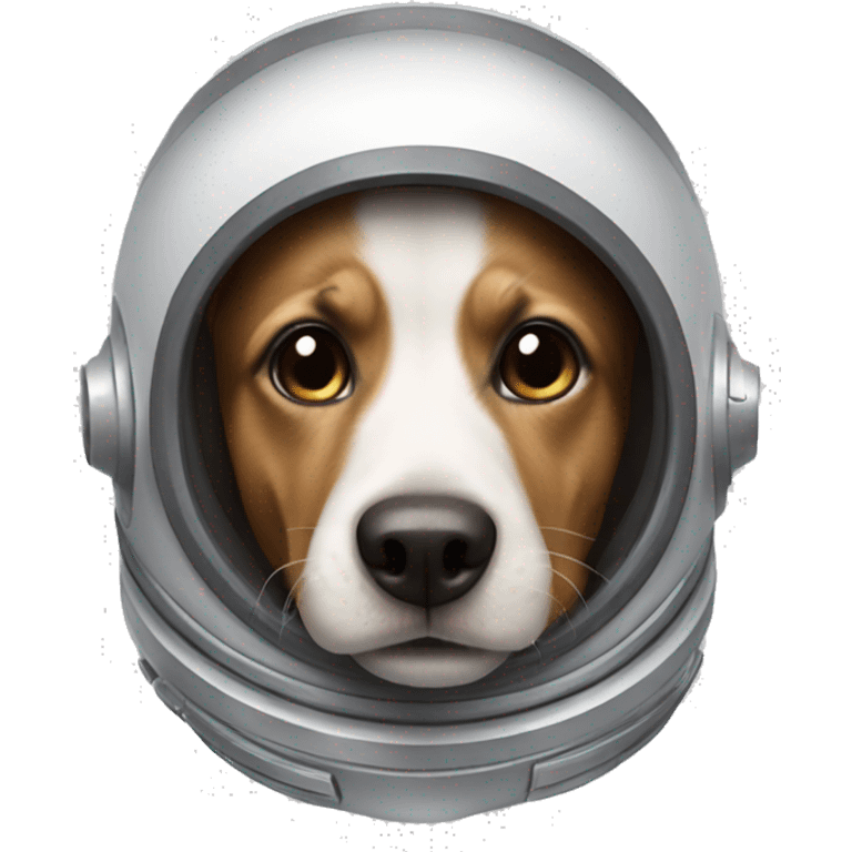 Perro astronauta emoji