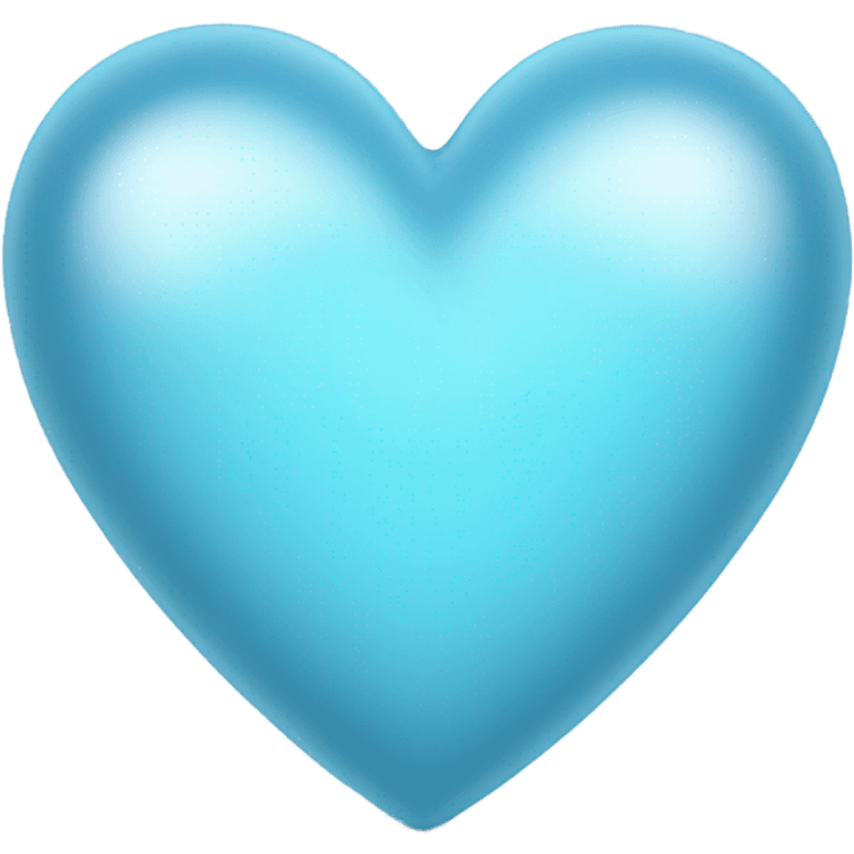 Light blue heart emoji