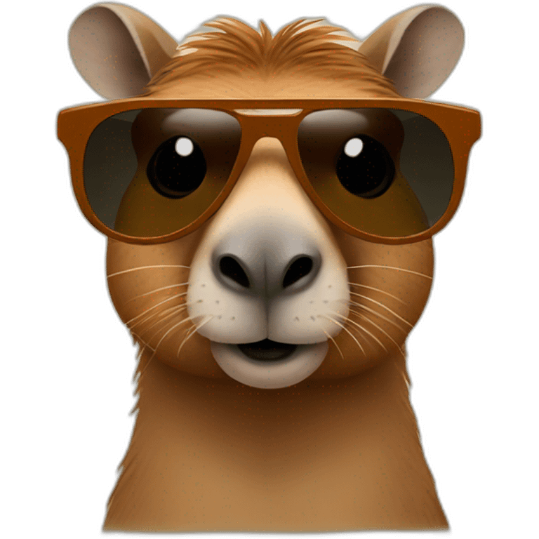 capibara with sunglasses  emoji