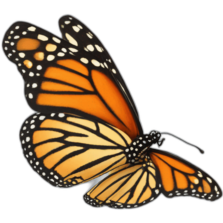 monarch butterfly emoji