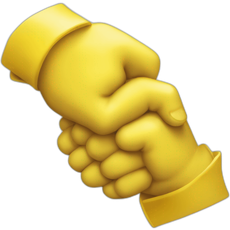 two yellow hands cracking knuckles emoji