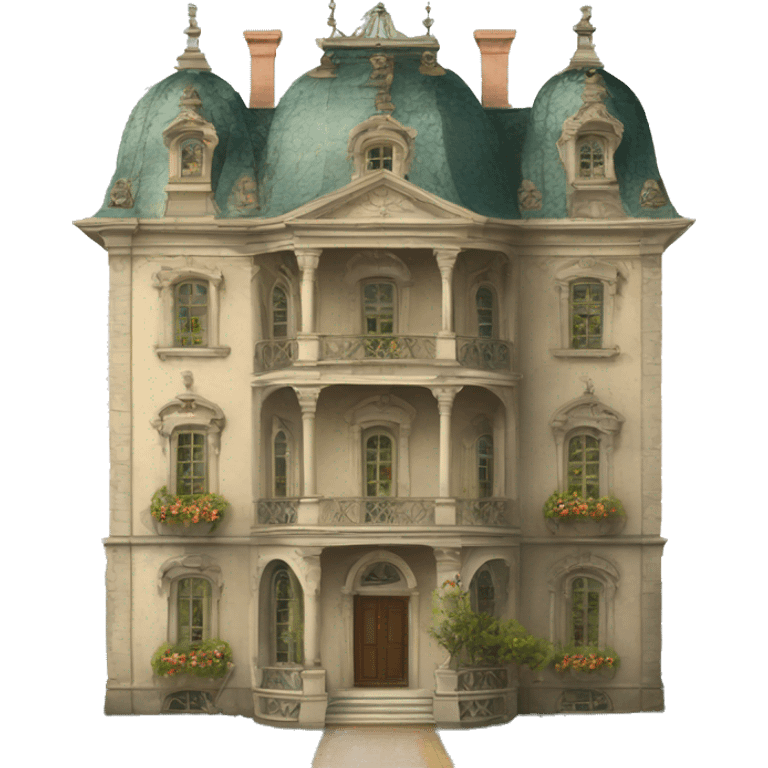 Rococo mansion emoji