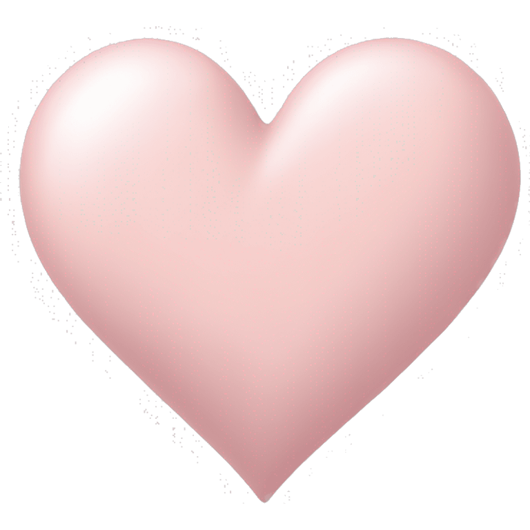 Light pink heart ￼ emoji