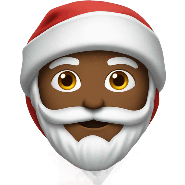 Santa clause in a ninja costume emoji