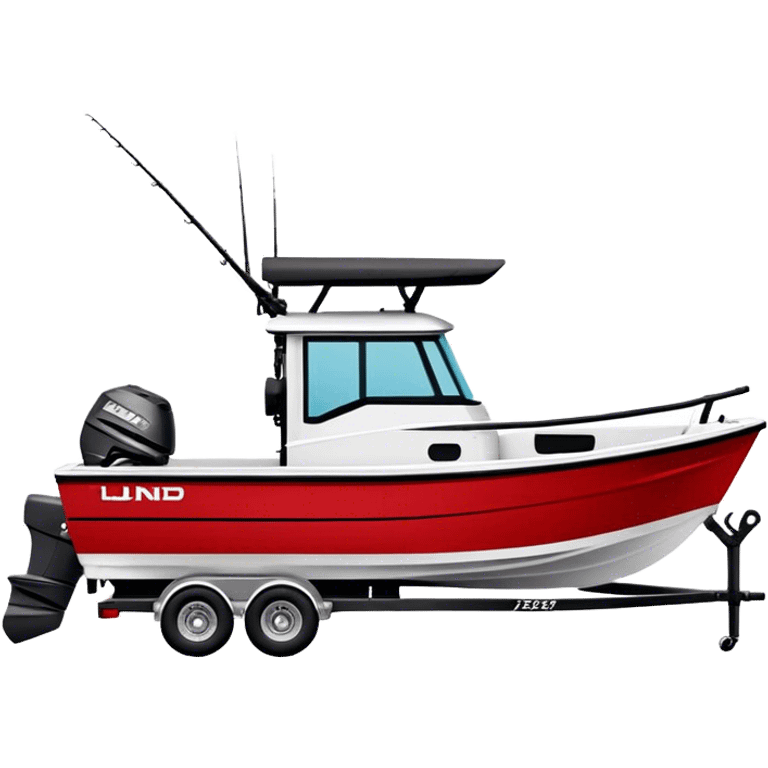 Fishing Boat - Lund 1775 Crossover XS (Model Year: 2022) (Iconic colour: Red with black trim) emoji