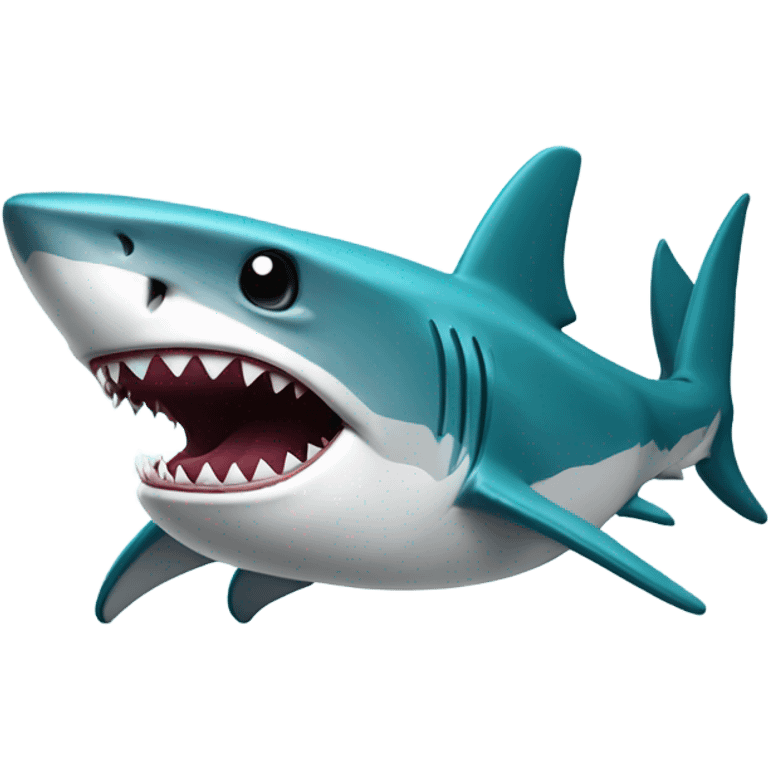 shark with San Jose Sharks Jersey on emoji