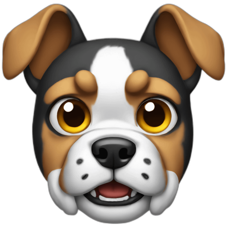 Angry dog emoji